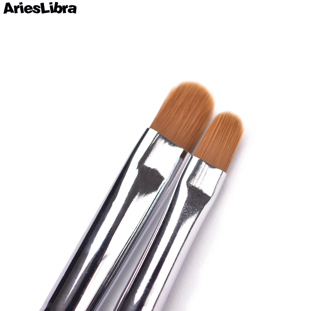 AriesLibra Nail Art Brush Round Head UV Gel Transparent Acrylic Manicure Pen Professional Painting Drawing Tool for Nail Beauty