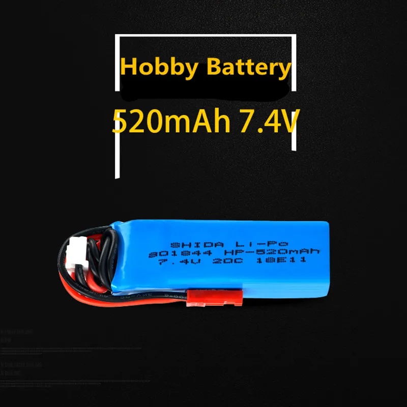 Обновленная версия 5 шт./лот WLtoys K989 Lipo Battery 2S 7 4 V 520mAh для Mini-q 1:28 Wltoys RC Cars K969 K979 K999 P929