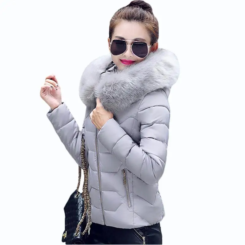 Женские Зимние Куртки И Пальто 2017 Женщин Парки Толстые Теплые Искусственного