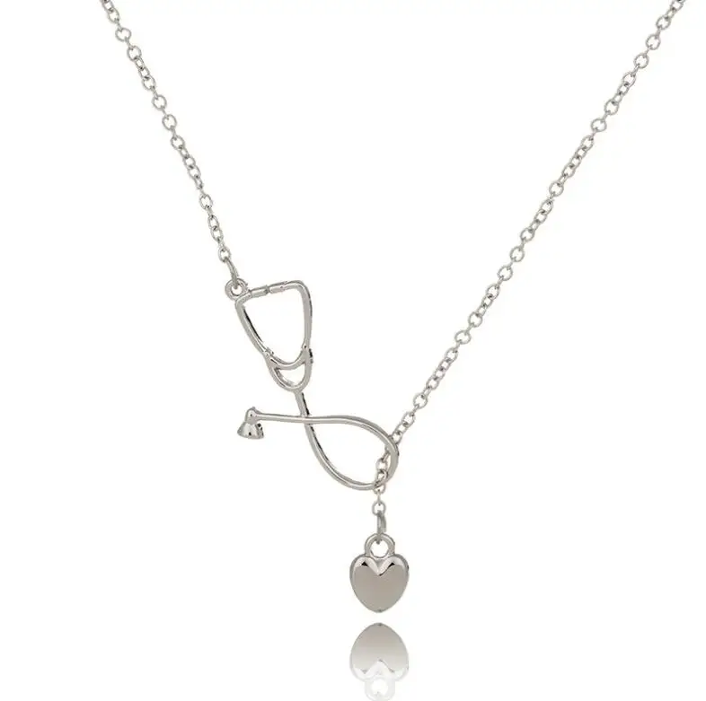 SMJEL новый телефон для женщин стетоскоп в форме сердца ожерелья врача