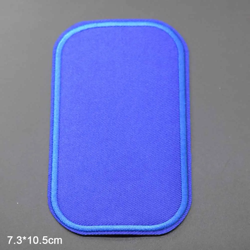 Однотонная синяя черная нашивка с вышивкой утюгом для девочек и мальчиков | Дом