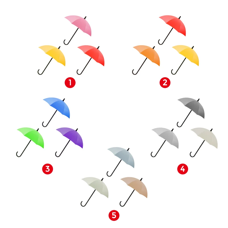 3 шт./партия креативный ключ в форме зонта вешалка декоративный держатель