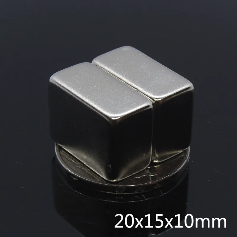 10 шт. 20x15x10 мм Супер Сильный Неодимовые Магниты редкоземельные мощный магнитный
