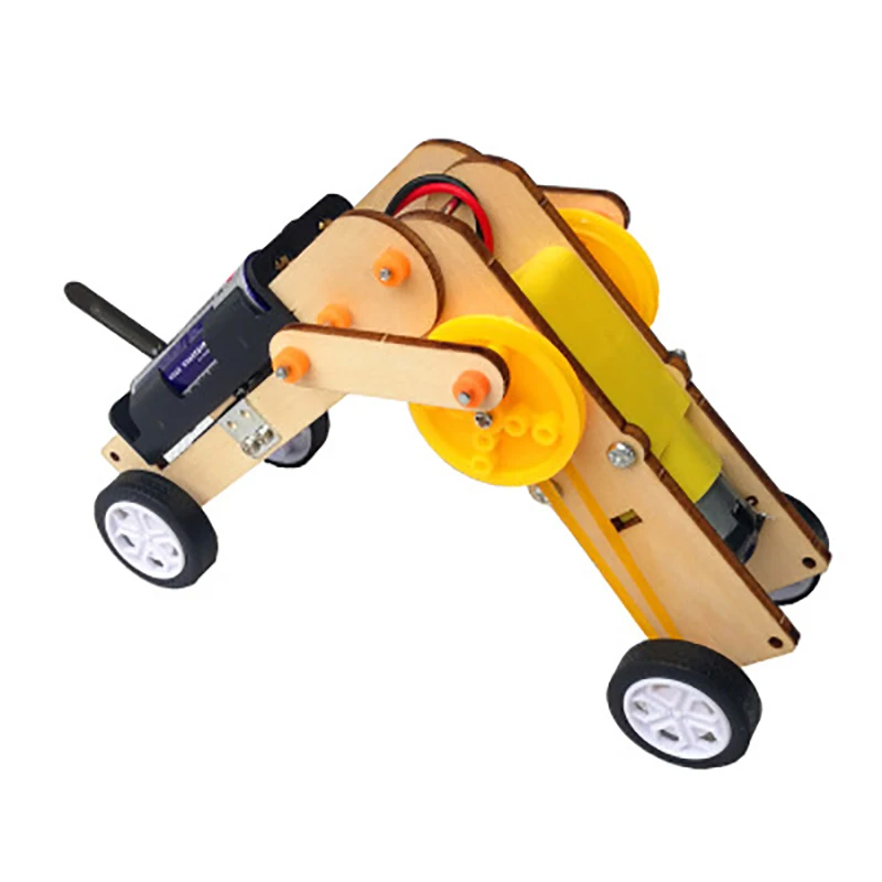 

Diecast 1:43 Car Toy Worm Robot Primary School Technology Small Production Invention DIY Kids Boys Toys Wooden Track Models Toy