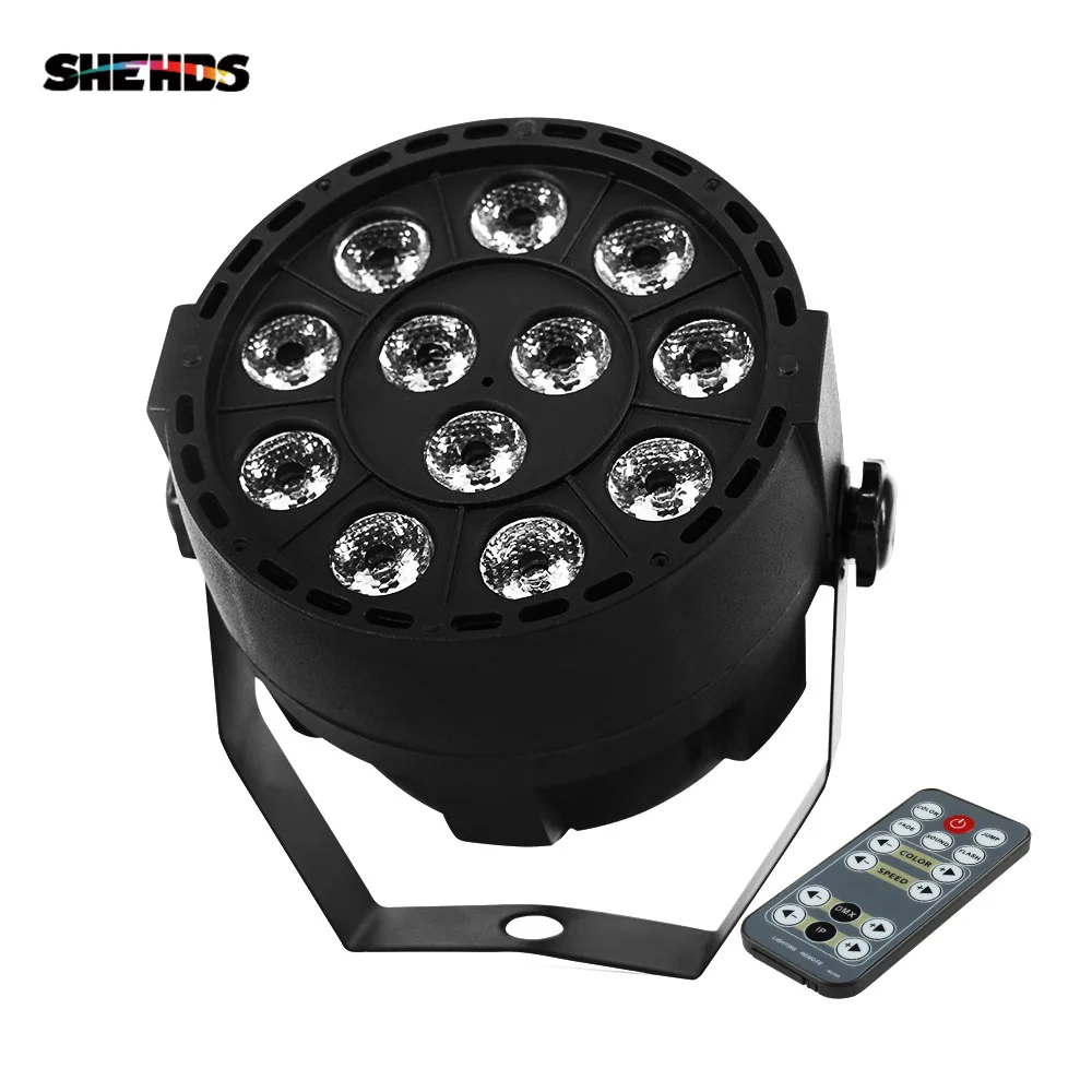 Плоский светодиодный прожектор SHEHDS с дистанционным управлением DMX512 12x3 Вт | Лампы
