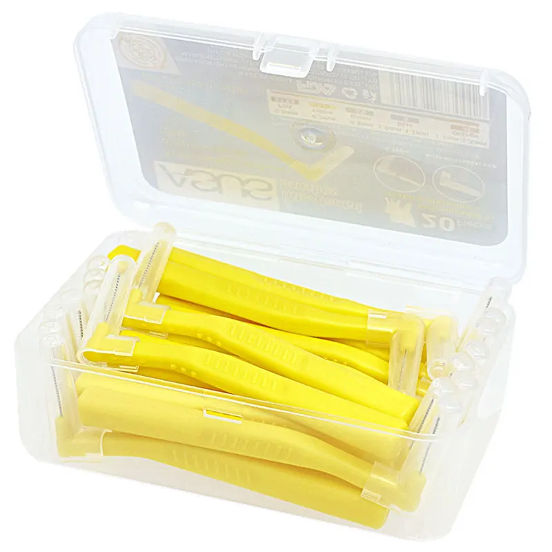 B2(20PCS) 8/10/20 штук практично для ухода за межзубным пространством щетка Зубная щетка для чистки межзубных пространств, потрясающая гигиена полости рта Лидер продаж - Цвет: B2(20PCS)