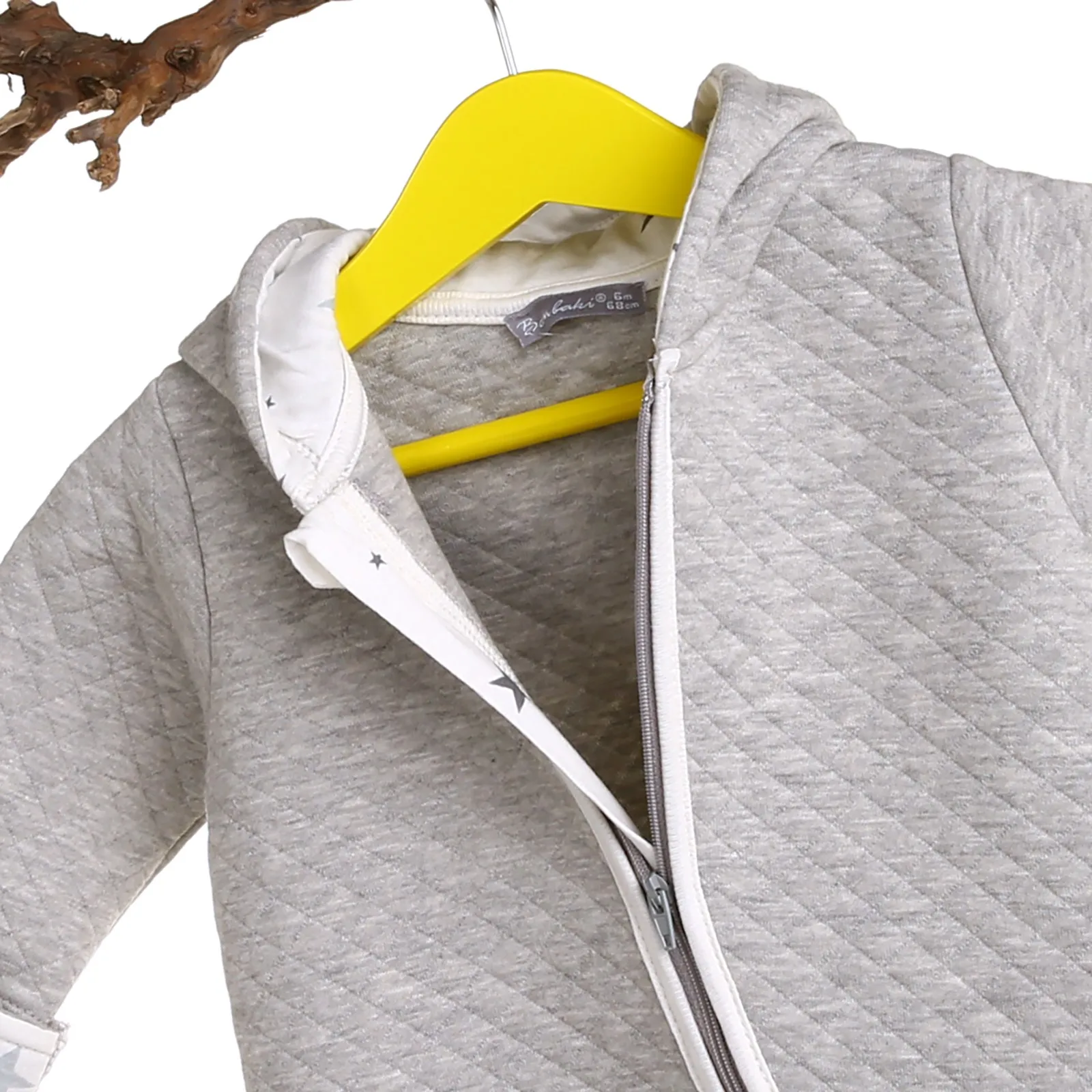 Bambaki Star куртка с застежкой молнией и капюшоном детские ползунки| |