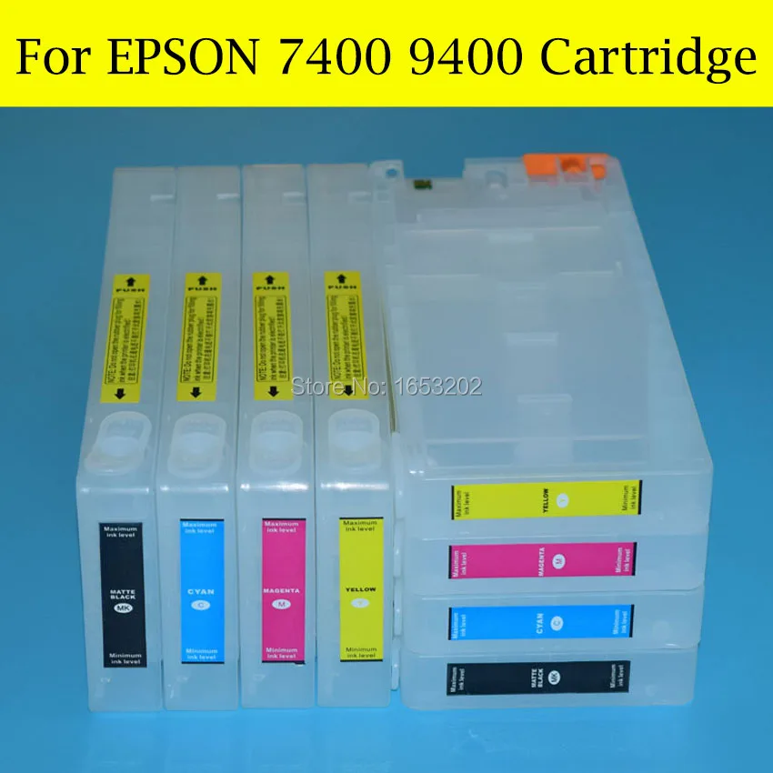 8 шт./лот пустой T5678 T5672 T5673 T5674 чернильный картридж для принтера Epson Stylus Pro 7400 9400 с