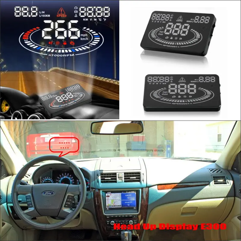 Автомобильный HUD Дисплей для Ford Fusion 2002~ 2012-безопасное вождение экран проектор Refkecting лобовое стекло