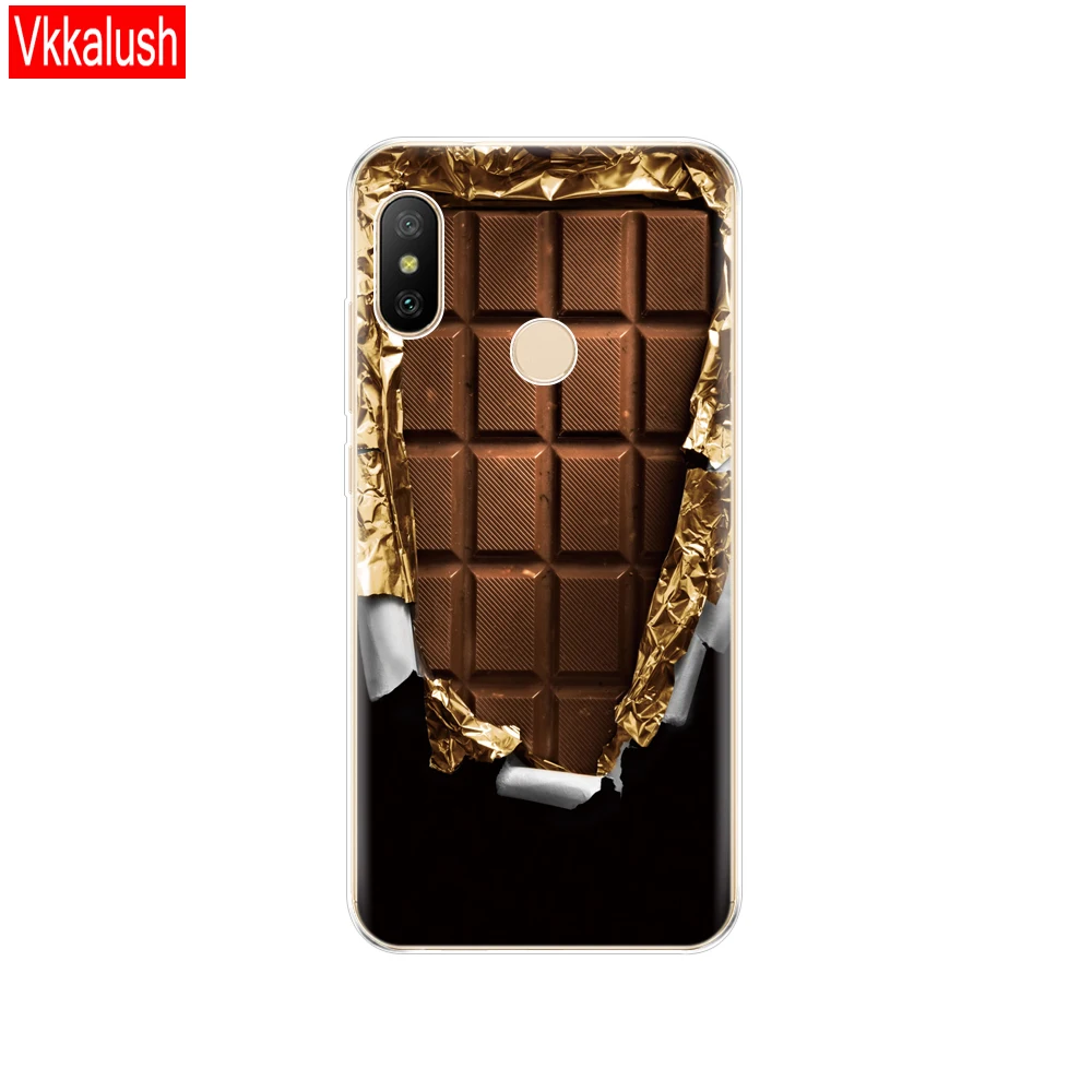 80084 Силиконовый чехол для телефона для Xiaomi mi A2 LITE, чехол с полной защитой, мягкая задняя крышка из ТПУ, чехол для телефона для Xio mi A2 LITE, бампер, чехол - Цвет: 80084