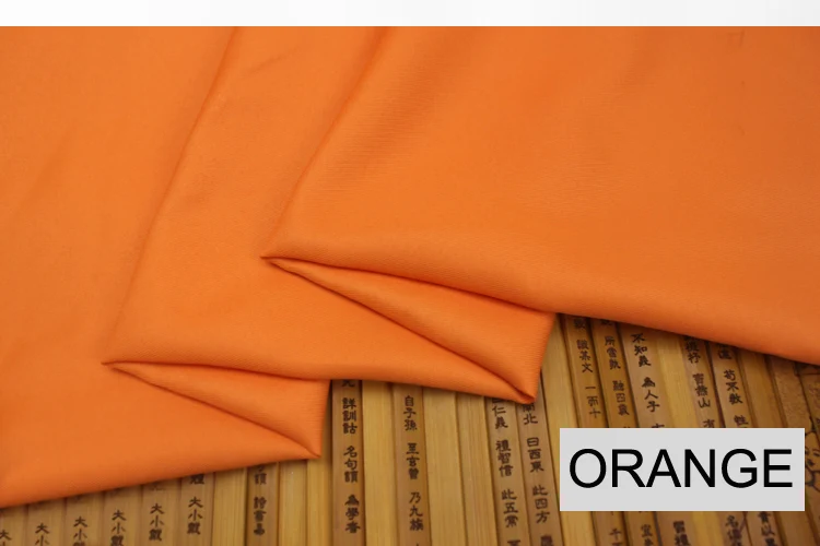 Саржевая ткань из полиэстера 150 см ширина для рабочей одежды - Цвет: ORANGE