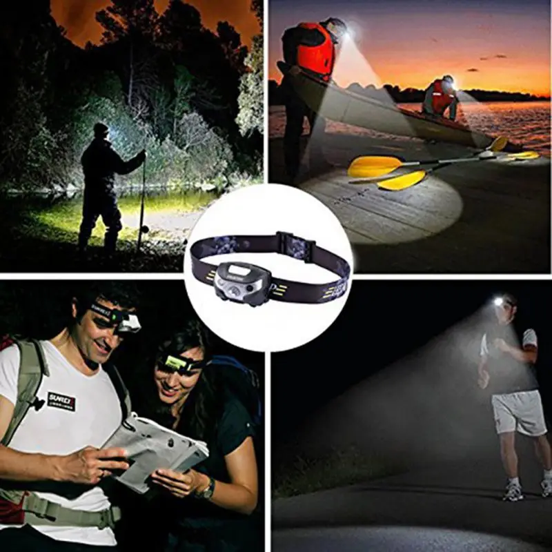 

Waterproof Multifunction Sensor Rechargeable Headlight Headlamp Zoomable Headband