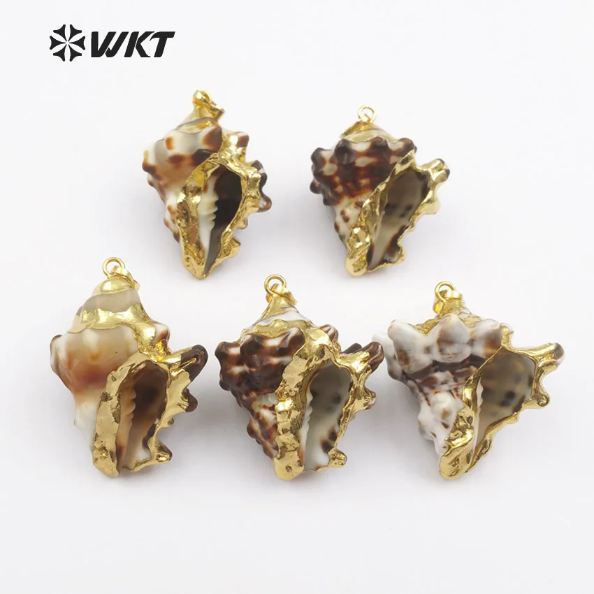 WT-JP068 оптовая продажа красивый Веерообразный кулон в виде раковины из