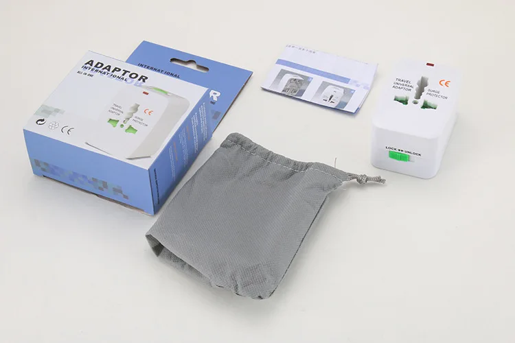 Новый универсальный международный адаптер Все в 1 питания переменного тока для