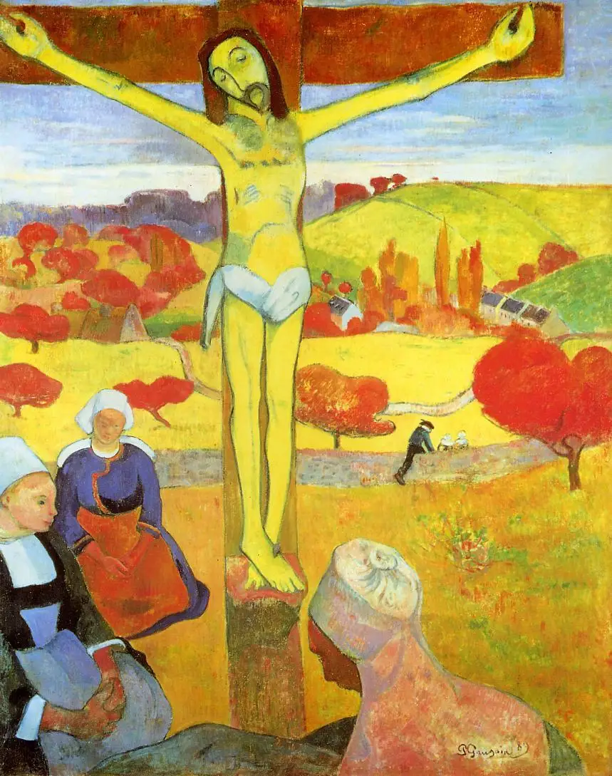 

Yellow Christ by Paul Gauguin oil Painting Canvas High quality hand painted Art Reproduction