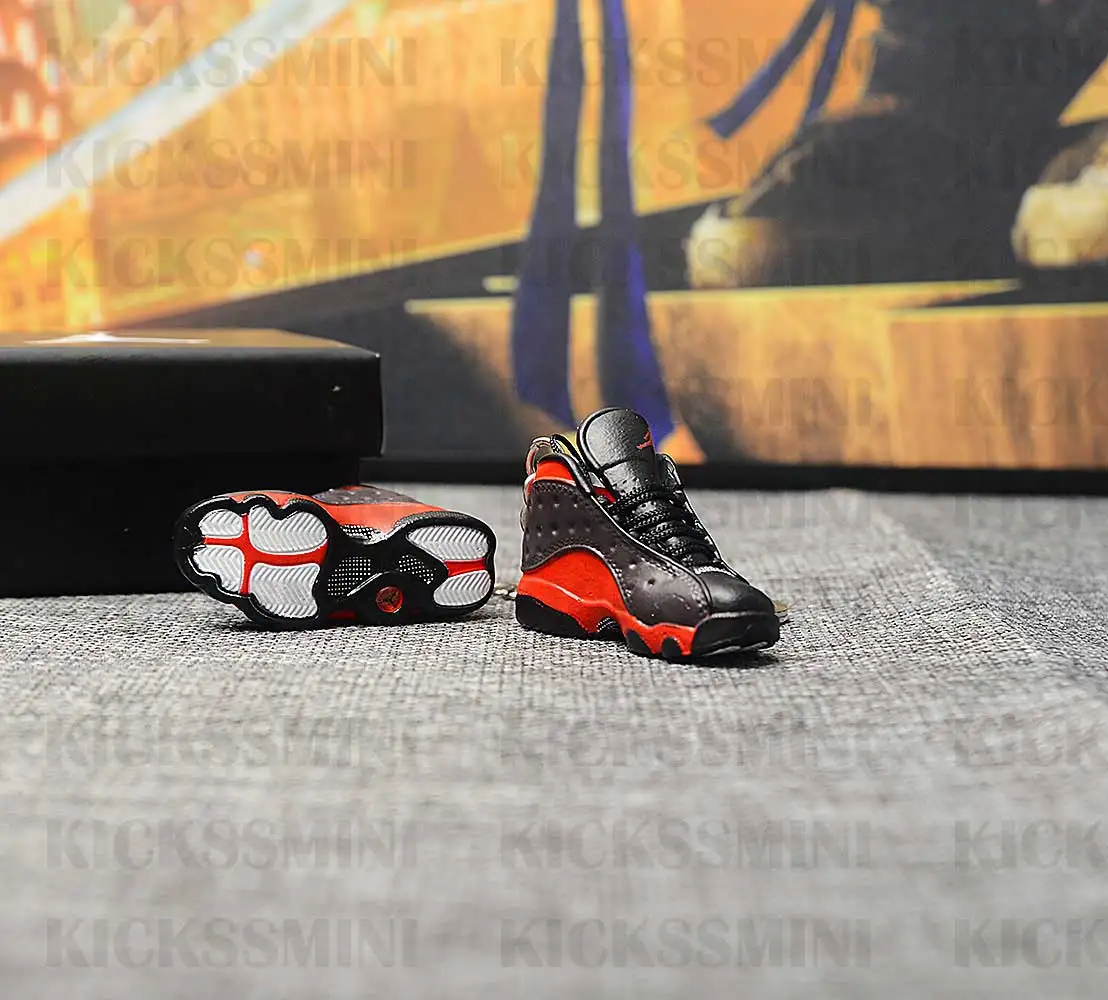 Дропшиппинг Air Jordan XII 13 разводной брелок с кроссовком 1/6 масштаб 3D Мини кроссовок JORDAN Брелок В Форме куклы аксессуар