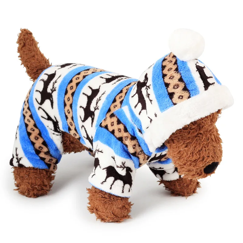 Лидер продаж одежда для домашних животных пижама собаки комбинезон милая мягкая