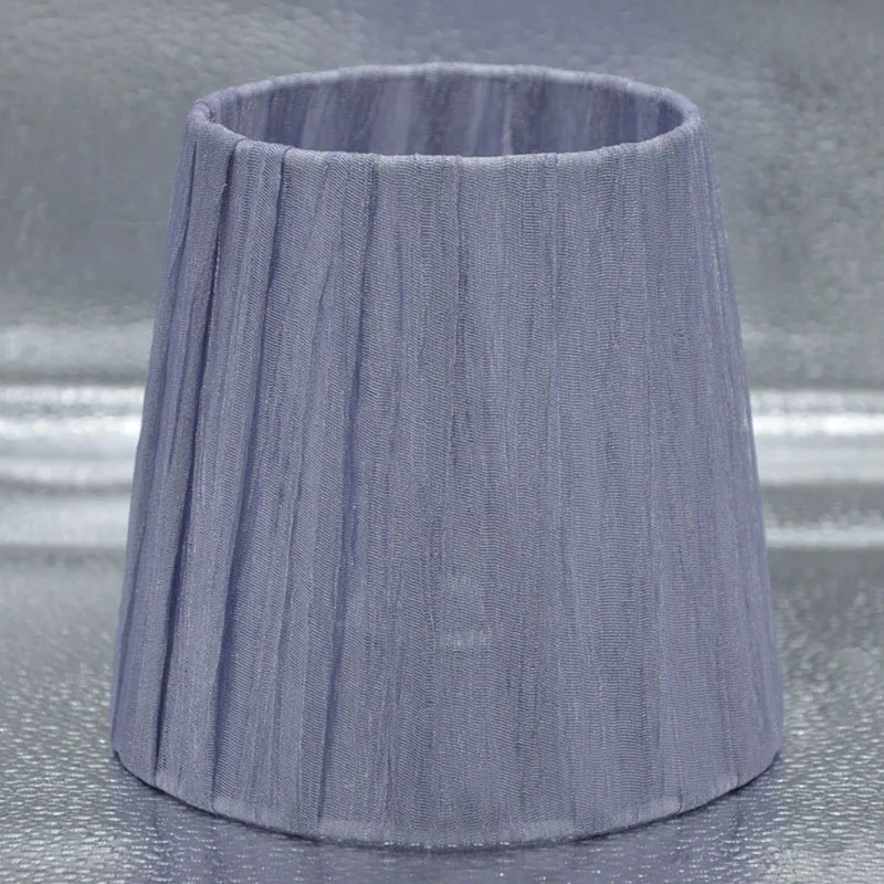 Абажур из ткани в стиле Art Deco Nordic для кристальных люстр и настенных светильников с цоколем E14 размером 110*150*140 мм.