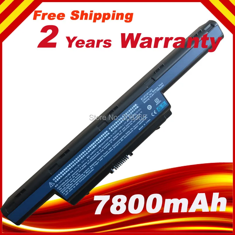 

7800mAh Battery for Acer Aspire V3 V3-471G V3-551G V3-571G V3-771G E1 E1-421 E1-431 E1-471 E1-531 Series