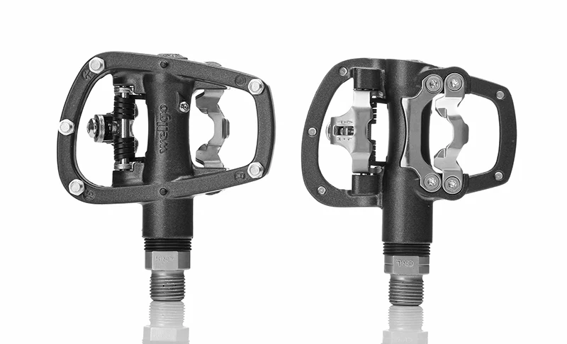 Wellgo R120B MTB горный велосипед без клипса педали с шипами SPD совместимый велосипед алюминиевый сплав самофиксирующаяся педаль