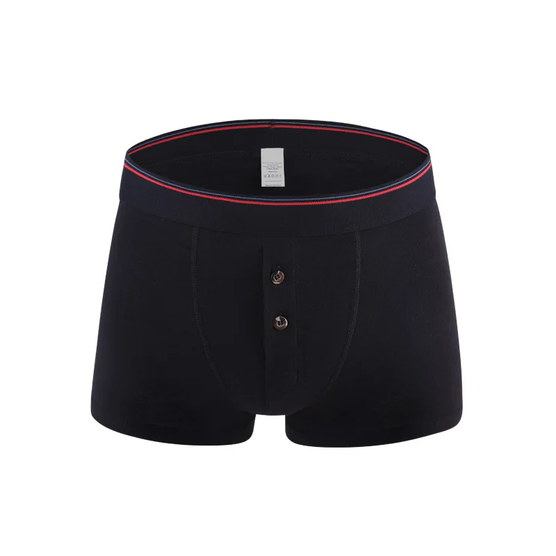 2018 4xL-5XL Big Size Men Shorts solid color Front Fly Opening Men Boxers Open cotton Underwear Male Underpants 6pcs lot