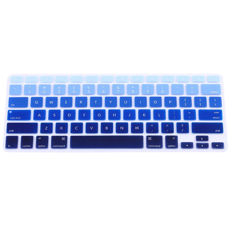 1 шт Радужный силиконовый чехол для клавиатуры защитный чехол Для iMac Macbook Pro 1" 15" защитный чехол