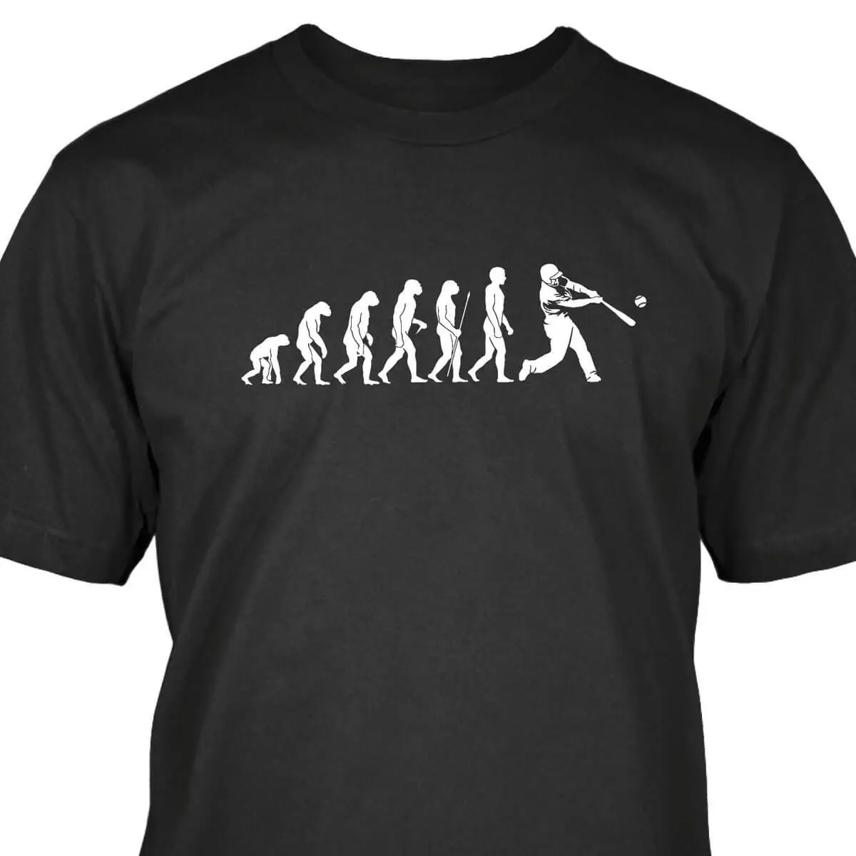 

Summer Fashion Hot Sale Baseball Evolution T-Shirt Design