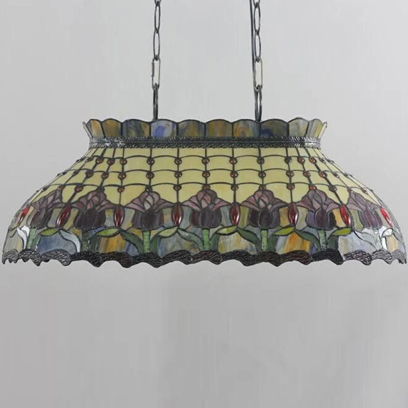 Подвесная лампа Тиффани в скандинавском стиле для кухни люстра бильярда бара