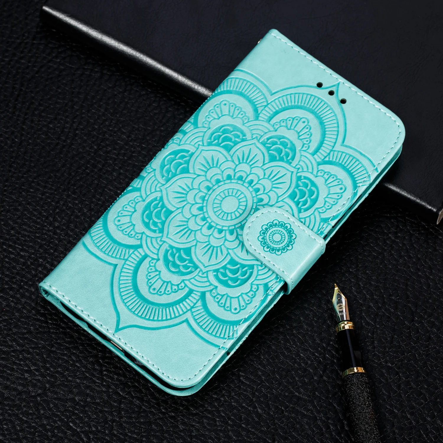 Роскошный флип-чехол из искусственной кожи для huawei P30 Lite P30 Pro P Smart Plus держатель для карт Магнитный кошелек Подставка чехол для книги мягкий чехол