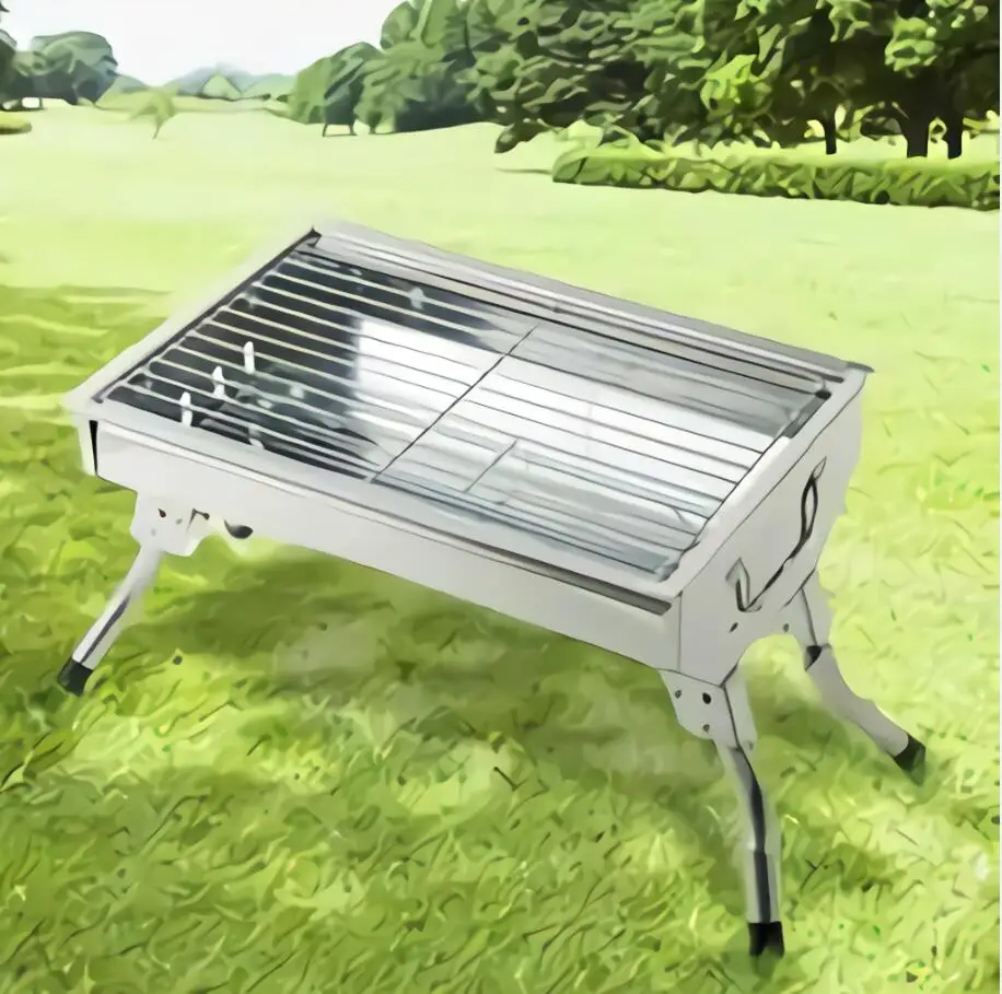 Портативный складной мангал набор для пикника на открытом воздухе Кемпинг пеший