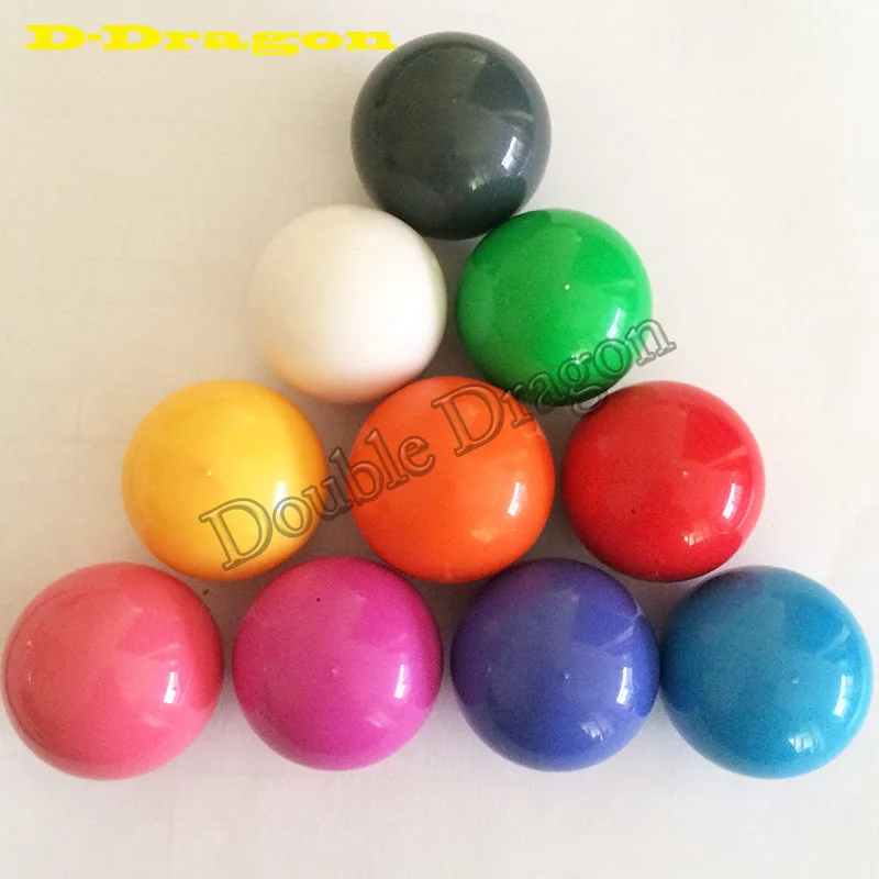 

10pcs Arcade joystick DIY Joystick Red Ball 4/8 Way Joystick Fighting Stick Parts for Game Arcade 11colors switching top ball