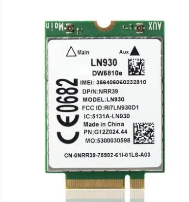 Telit LN930 DW5810e M.2 TWH3N NGFF 4G/LTE/DC-HSPA + WWAN беспроводная сетевая карта для Venue 11 - купить по