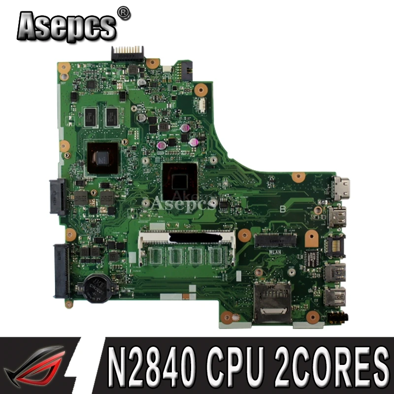 

X450MJ материнская плата для ноутбука For Asus X450MD X450M X452M X450MJ материнская плата 100% протестирована с N2840 CPU 2 ядра