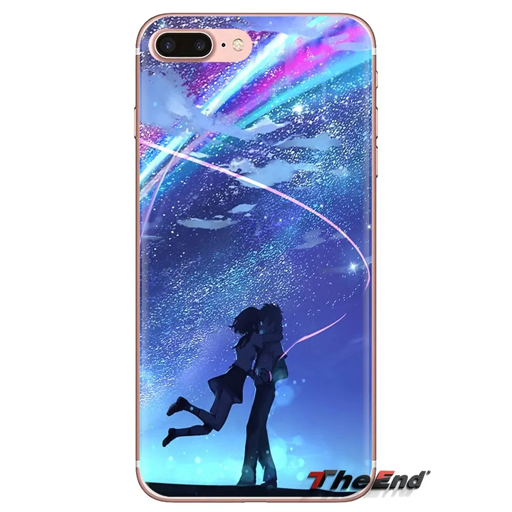 Transparent Soft Cases Covers Your Name Anime For iPod Touch Apple iPhone 4 4S 5 5S SE 5C 6 6S 7 8 X XR XS Plus MAX |