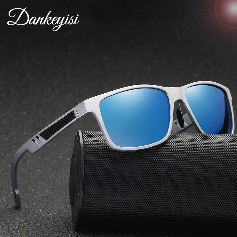 Мужские солнцезащитные очки DANKEYISI поляризационные зеркальные с покрытием