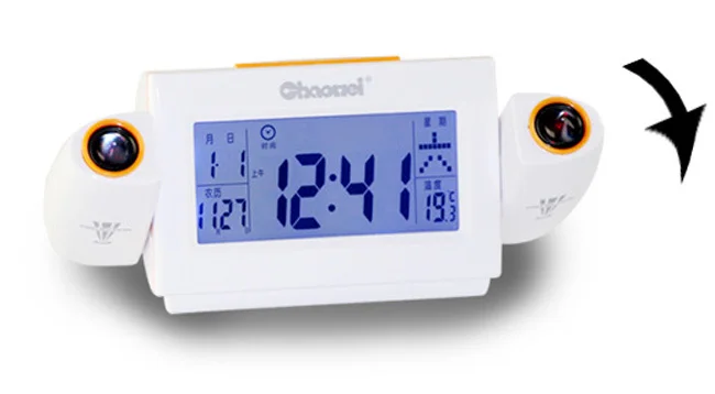 Светодиодный Будильник с двойным проекционным ЖК-экраном | Инструменты