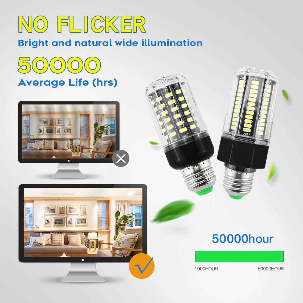 Светодиодная кукурузная лампа 85-265 в 22 46 57 69 84 108 126 162 светодиодов 5730 SMDLed 220 240 110 В E27