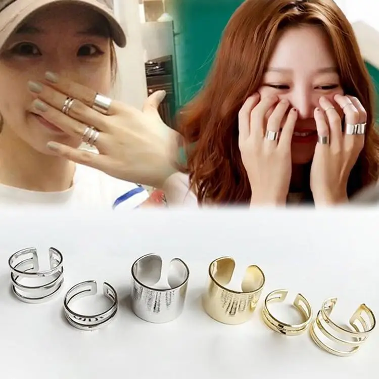 3 шт. женские кольца в стиле панк|set for women|jewelry sets womensilver women |