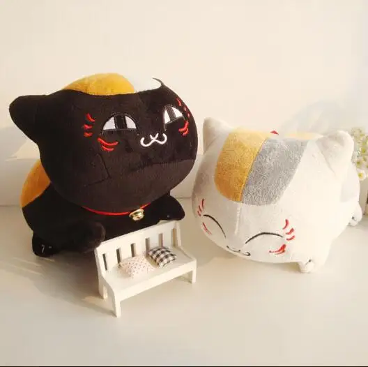 Симпатичная плюшевая игрушка в виде кошки Нацумэ нианко сенсей белая и черная 4