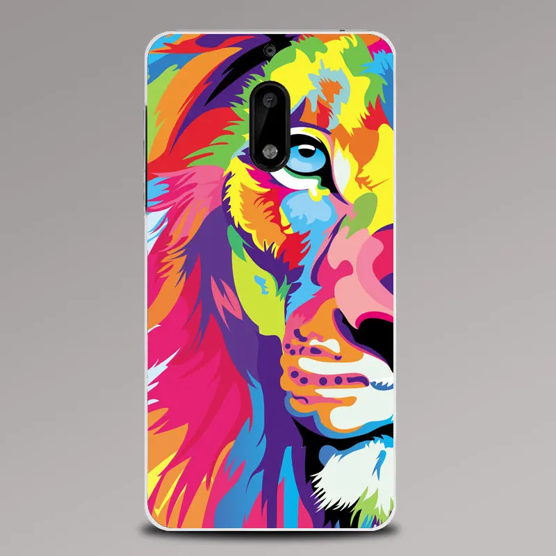 Чехол для телефона Nokia 6 твердый пластиковый чехол на заднюю панель мультяшный