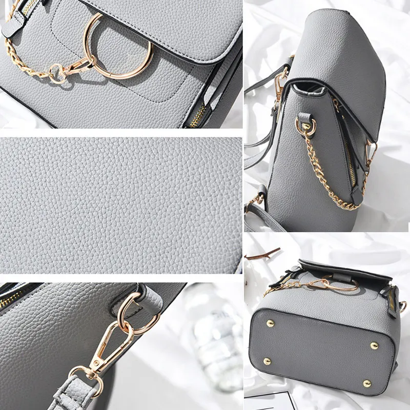 Women Mini Crossbody Bag Backpack Dual Use Lady Travel PU Leather Shoulder Bags WF 668 | Багаж и сумки