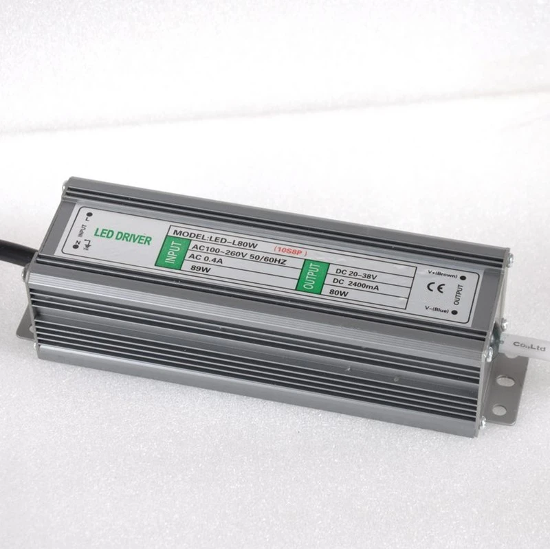PHISCALE 1 шт. 80 Вт водонепроницаемый Интегрированный Светодиодный драйвер Источник