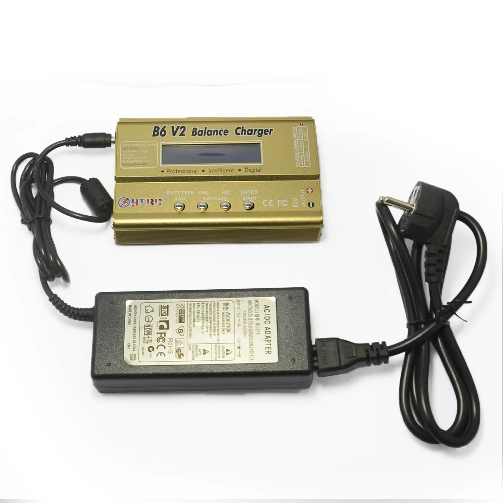 Imax B6 V2 80 Вт 6A RC зарядное устройство для LiIon/LiFe/NiCd/NiMH/высокая мощность батареи LiHV 15V AC