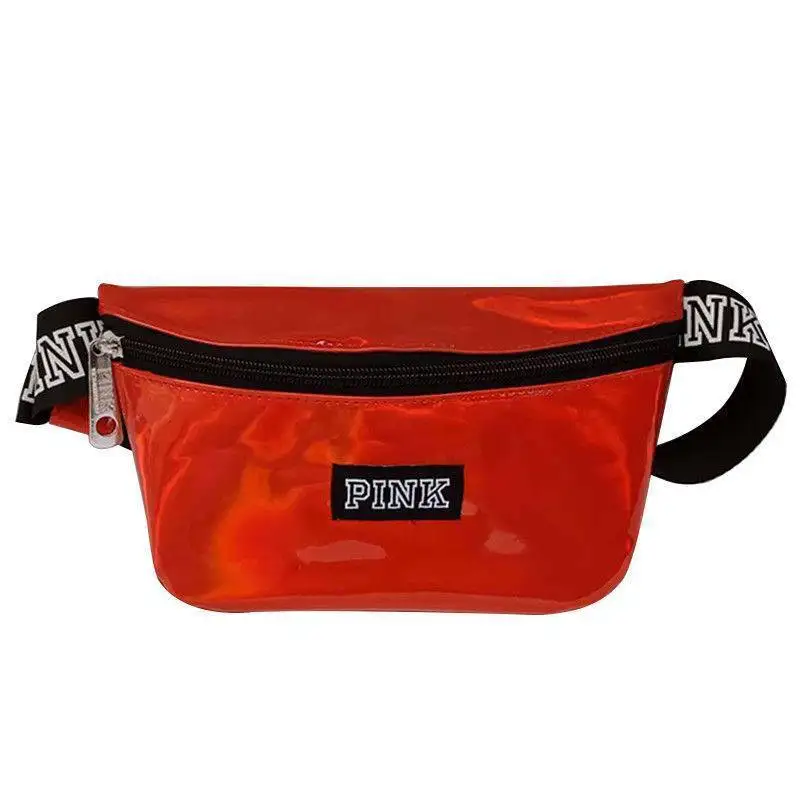 Люксовый бренд для женщин s Fanny Pack блестящая кожа плюшевый пояс талии бум Сумка карман для телефона Женская поясная сумка