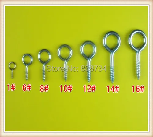12 # углеродистая сталь с белое цинковое покрытие кольцевой винт|steel screw|screw screwzinc