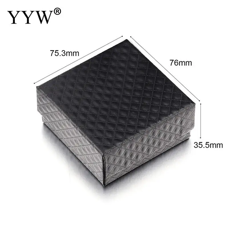 2017 Элегантная Модная бумажная коробка для ювелирных изделий Очаровательная