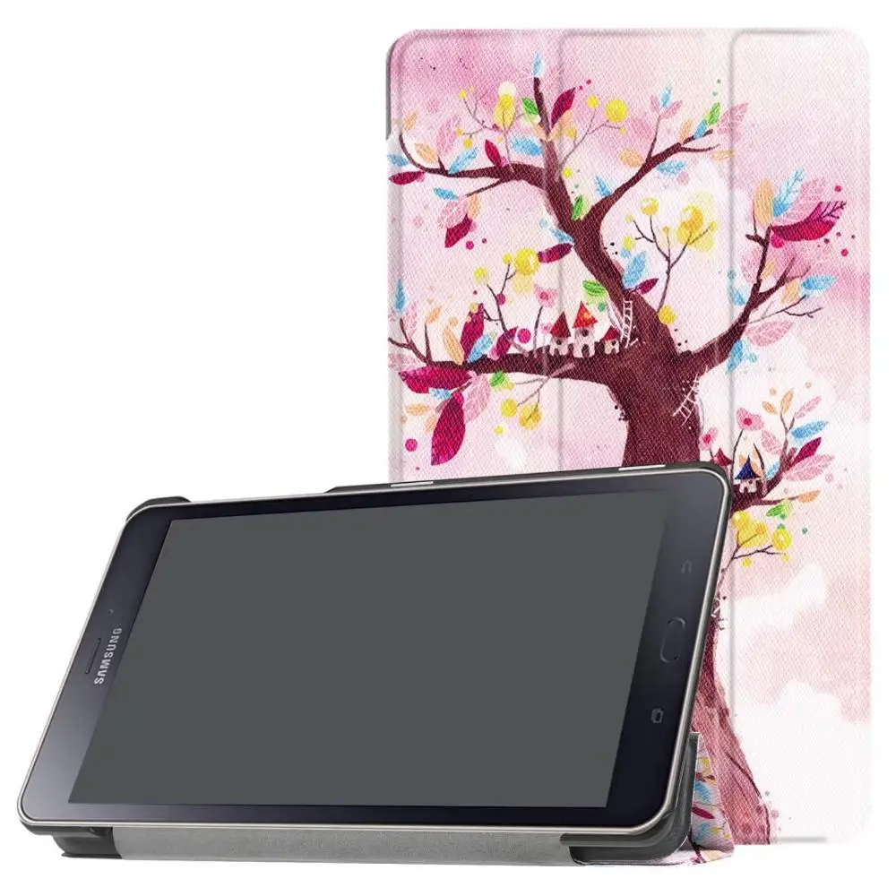 NO10 Чехол для Samsung Galaxy Tab A 8,0 T380 T385 8,0 дюймов чехол для планшета из искусственной кожи раскладной флип-чехол с подставкой - Цвет: NO10