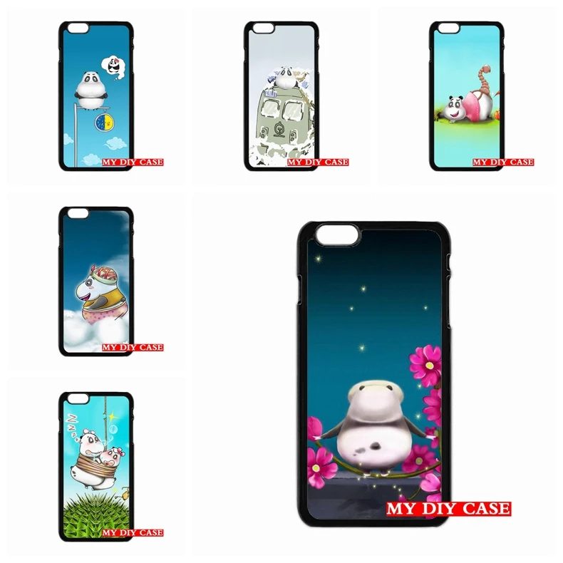 Милый кожи Cobopanda для LG iPhone SE 4 4S 5S 5C 6 S плюс iPod 5 Samsung Galaxy S2 S3 S4 S5 мини s6 s7 края