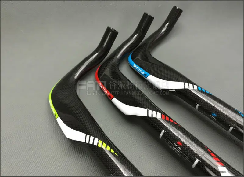 3K finish FUTURE brand из Тайваня полностью карбоновые ручки для отдыха TT style Руль дорожный