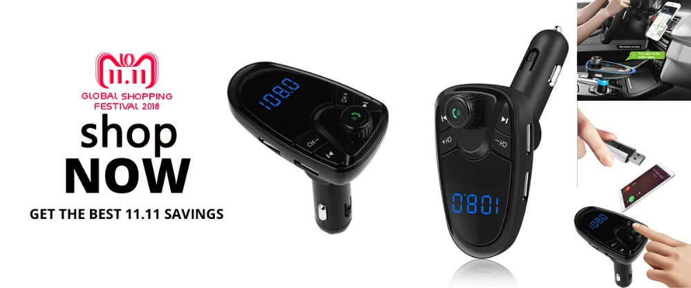 Автомобильный комплект громкой связи беспроводной Bluetooth fm-передатчик ЖК MP3-плеер USB зарядное устройство автомобильные аксессуары аудиокабель